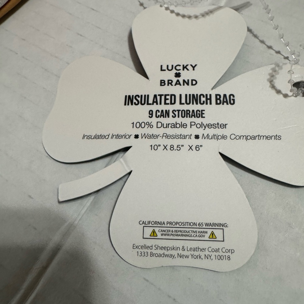 Lucky Brand Red Poppy Canvas Bag - Picture 6 of 6